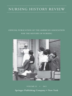 cover image of Nursing History Review, Volume 23